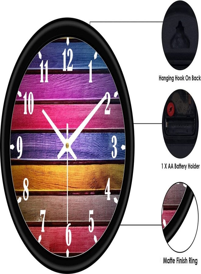 TRENDSTUBE Wall Clock for Home Bedroom Hall Living Room Office | Home Decorative Art Collection (Pack of 1_WC-05) - Image 2